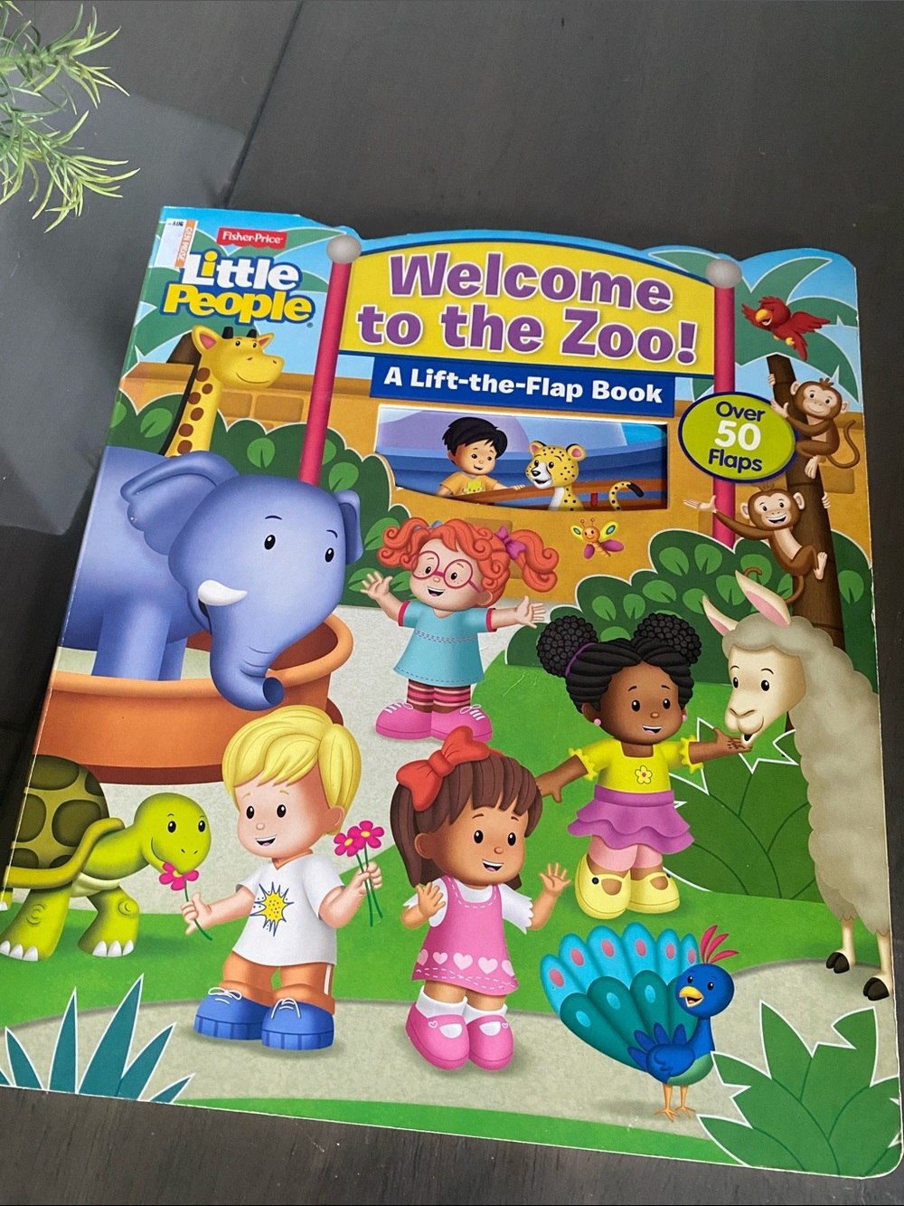 NEW🌈 Fisher Price Little People Zoo Book Lift the Flaps
